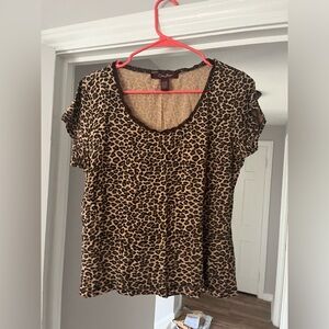 cheetah print top